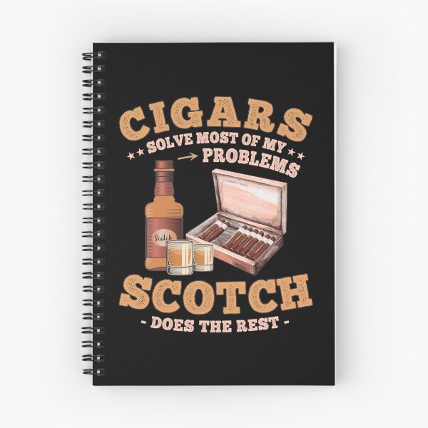 Item preview, Funny Cigar Sayings for Scotch Whiskey and Cigars Lovers designed and sold by grinta2021.
