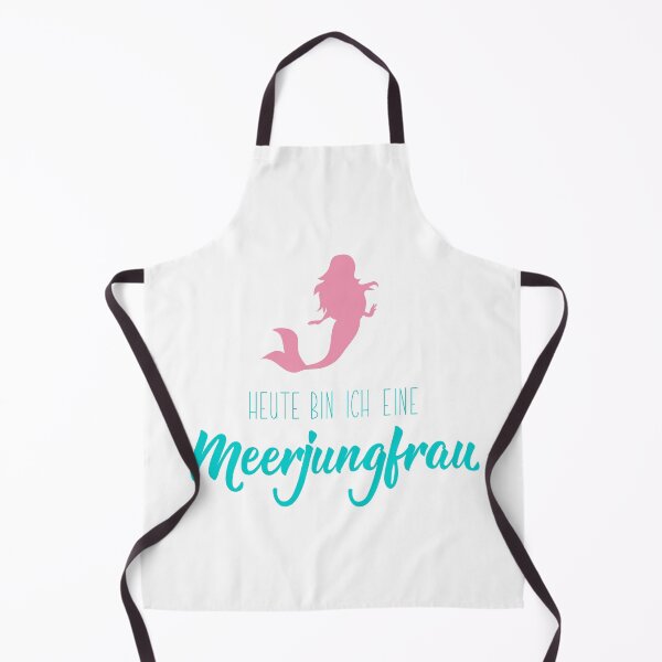Item preview, Heute bin ich eine Meerjungfrau. German text: Today I am a mermaid. designed and sold by pidzam4e.