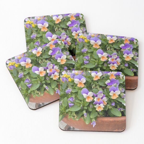 Item preview, Violas with orange and purple petals designed and sold by Ponted.