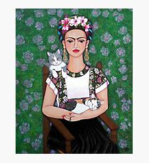 Frida cat lover Photographic Print