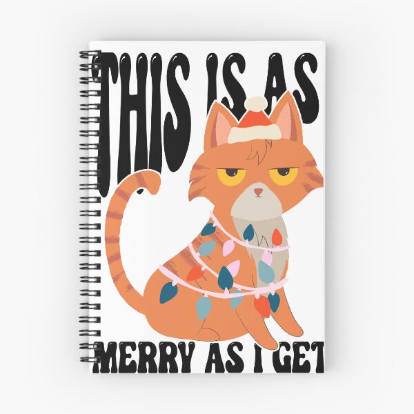 Item preview, This Is As Merry As I Get - Anti Christmas Cat designed and sold by Merchking1.