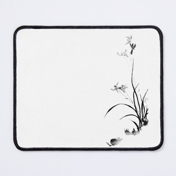 Item preview, Chinese Orchid - bw - no Cally designed and sold by Birgit Moldenhauer.