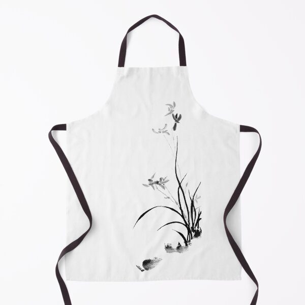 Item preview, Chinese Orchid - bw - no Cally designed and sold by Birgit Moldenhauer.