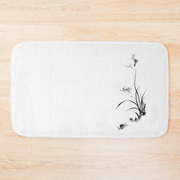 Item preview, Chinese Orchid - bw - no Cally designed and sold by Birgit Moldenhauer.