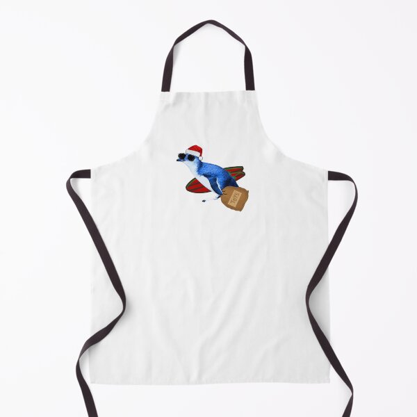 Item preview, Pequeño pingüino azul surfeando santa designed and sold by SBPenguins.