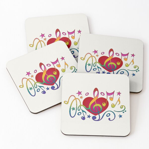 Item preview, Copy of Music Heart, Musical Notes, Treble Clef, Stars, Choir, Festival designed and sold by boom-art.