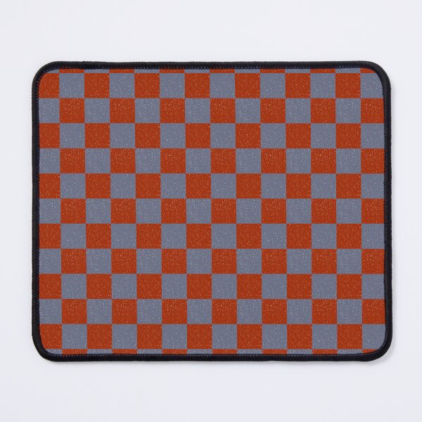 Item preview, brick red and french navy blue classic checker pattern designed and sold by FrancesPoff.