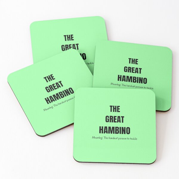 Item preview, The Great Hambino Meaning The Hardest Person to Tackle in the World designed and sold by Dewlangrial.