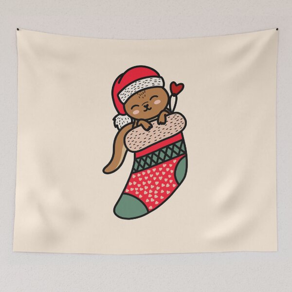 Item preview, Cute Kawaii Kangaroo In Christmas Sock Xmas Pajama designed and sold by JokeGysen.