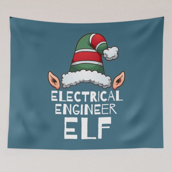Item preview, Electrical Engineer Engineer Elf Christmas designed and sold by NachoryMoreal.