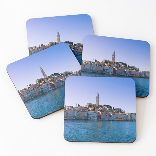 Item preview, Early morning view of old town Rovinj, Croatia designed and sold by Anyarnia.