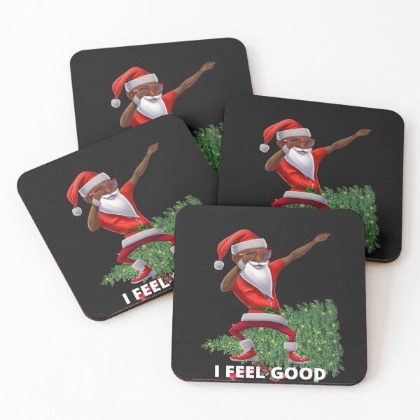 Item preview, I Feel Good, Black Santa, Afro-american Santa Dabbing designed and sold by joanaoberg.
