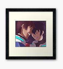Klance Forehead Touch Framed Print