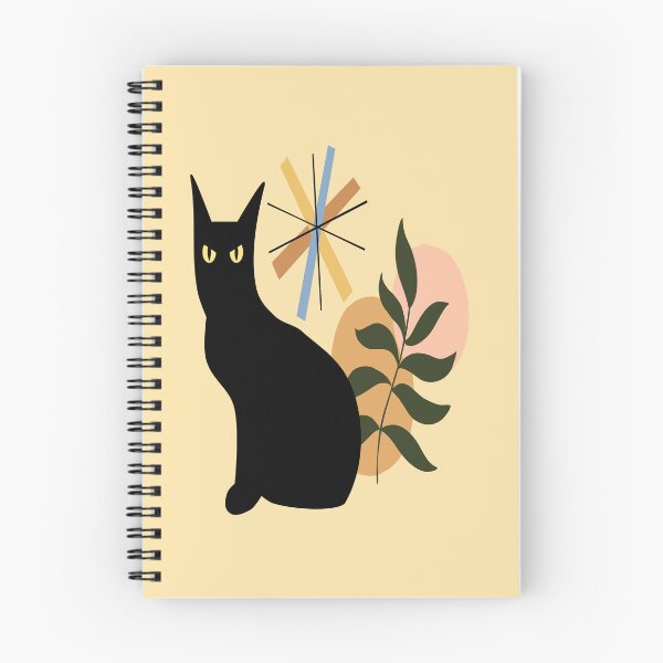 Item preview,  Mid Century Atomic Black Cat, Mid century cat,retro atomic cats, designed and sold by Tamas Das.