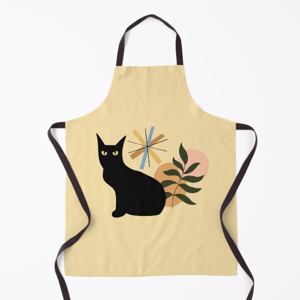 Item preview,  Mid Century Atomic Black Cat, Mid century cat,retro atomic cats, designed and sold by Tamas Das.