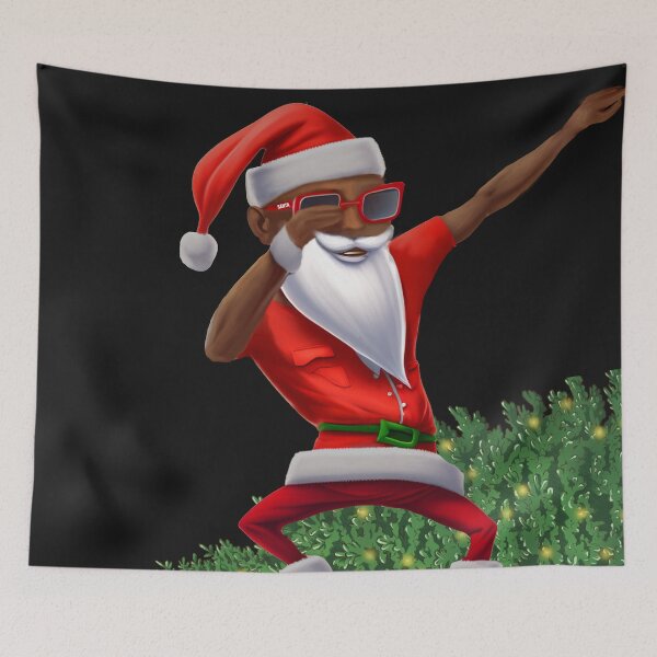Item preview, Black Santa, Afro-american Santa Dabbing designed and sold by joanaoberg.
