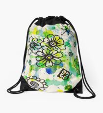 Intergalactic Garden 3 Drawstring Bag