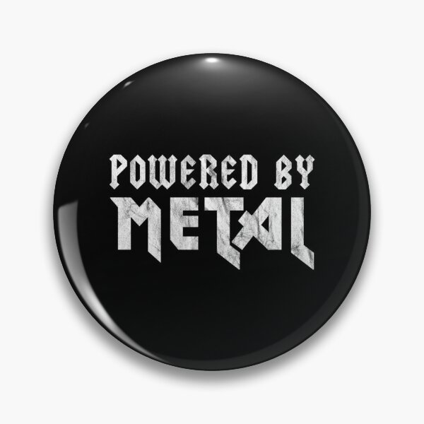 Item preview, Powered By Metal Saying Heavy Metal Roadie Metalhead Pullover Hoodie designed and sold by felstore690.