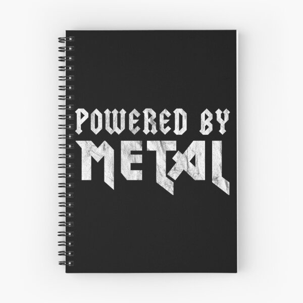 Item preview, Powered By Metal Saying Heavy Metal Roadie Metalhead Pullover Hoodie designed and sold by felstore690.