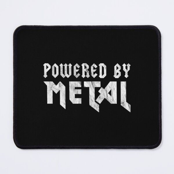 Item preview, Powered By Metal Saying Heavy Metal Roadie Metalhead Pullover Hoodie designed and sold by felstore690.