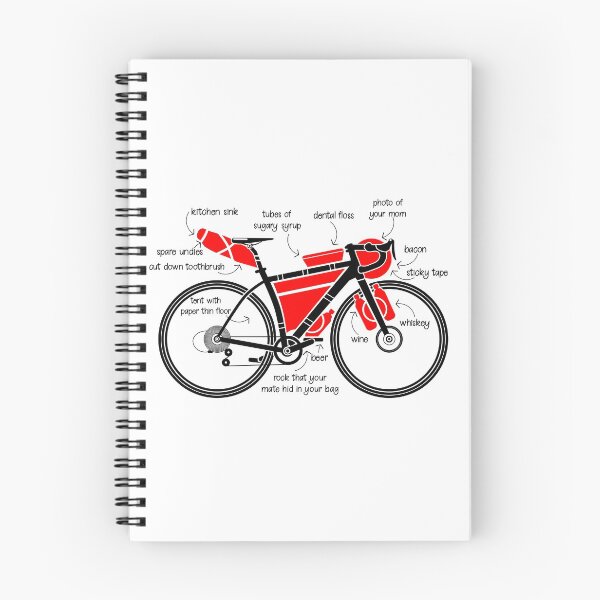 Item preview, Bikepacking Funny Gear List designed and sold by piedaydesigns.