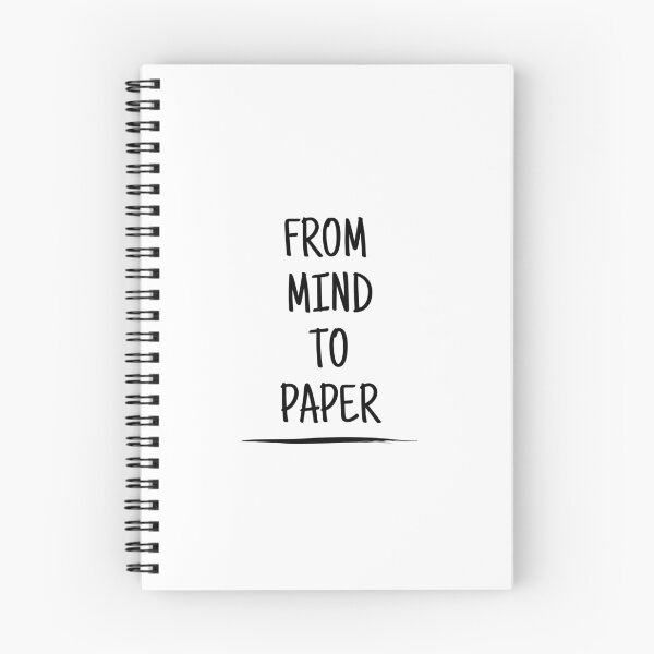 Item preview, from mind to paper - mental health, anxiety, and journaling designed and sold by Therapy by Sen.