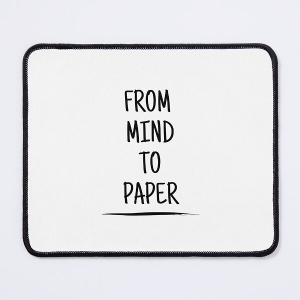 Item preview, from mind to paper - mental health, anxiety, and journaling designed and sold by Therapy by Sen.