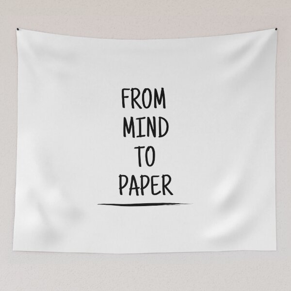Item preview, from mind to paper - mental health, anxiety, and journaling designed and sold by Therapy by Sen.