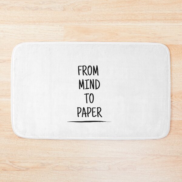 Item preview, from mind to paper - mental health, anxiety, and journaling designed and sold by Therapy by Sen.