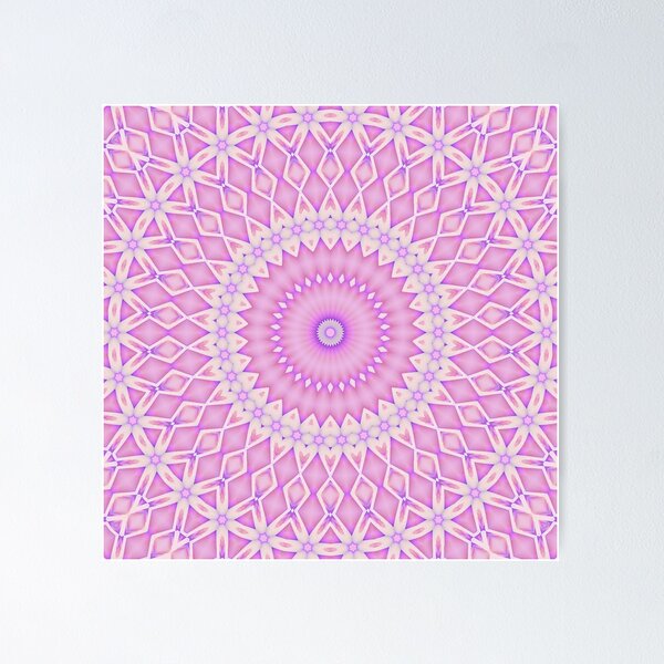 Item preview, Pastel Mandala Abstract Radial Symmetry Pattern Bohemian Aesthetic 1 of 10 designed and sold by Beachy.