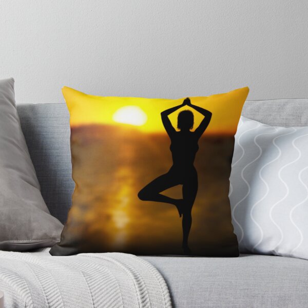 Item preview, Yoga Female by the Ocean at Sunset designed and sold by MarkUK97.
