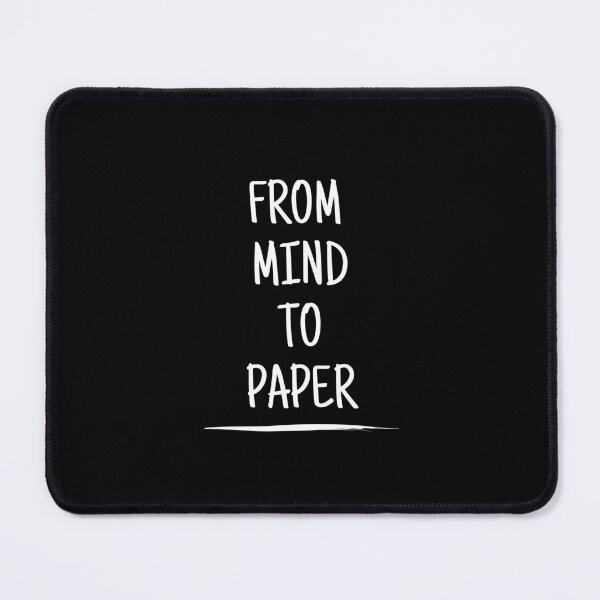 Item preview, from mind to paper - mental health, anxiety, and journaling designed and sold by Therapy by Sen.