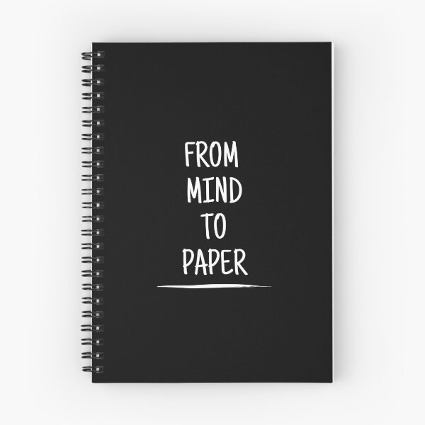 Item preview, from mind to paper - mental health, anxiety, and journaling designed and sold by Therapy by Sen.