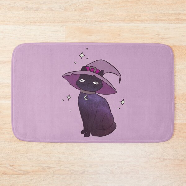 Item preview, Galaxy Cat with a witch hat designed and sold by Yarafantasyart.