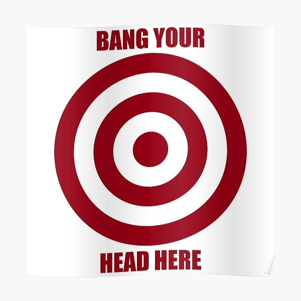 fedt nok årsag om Bang your head here / Despair" Poster for Sale by Timsurbo | Redbubble