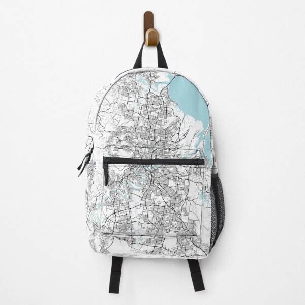 Item preview, Brisbane City Map of Queensland, Australia - Circle designed and sold by deMAP.