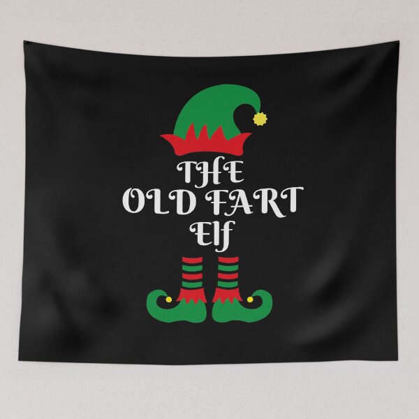 Item preview, The Old Fart Elf, Santa's Helper, Christmas Family Matching Pyjama designed and sold by Cheffsspecials.