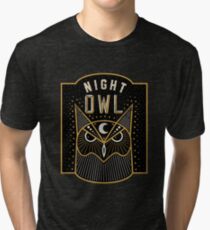 Camiseta de tejido mixto Noctámbulo