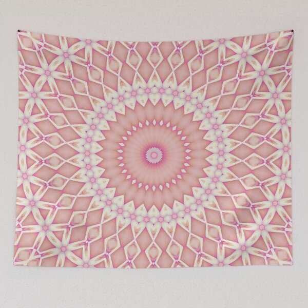 Item preview, Pastel Mandala Abstract Radial Symmetry Pattern Bohemian Aesthetic 2 of 10 designed and sold by Beachy.