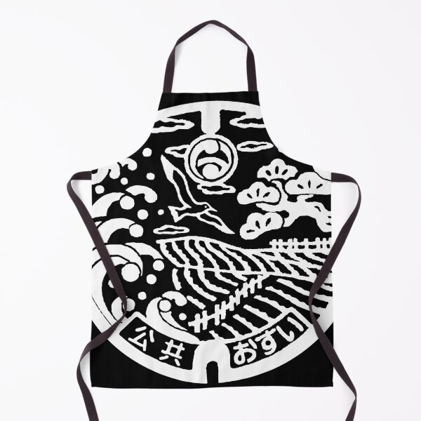 Item preview, Seagull flying onshore motif on manhole in Japan - White designed and sold by mattraski.