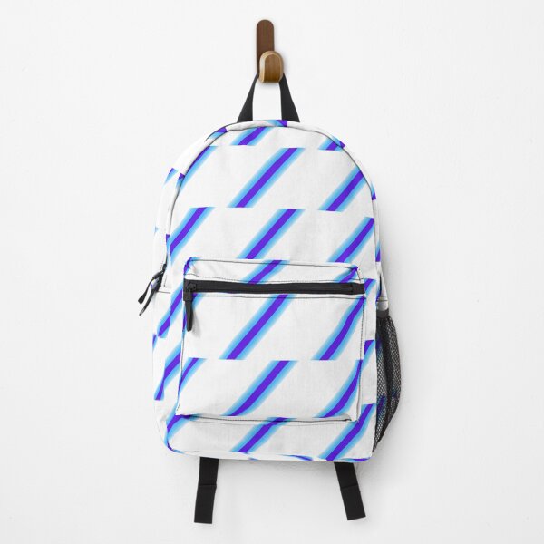 Item preview, Horizontal diagonal neon blue colour stripe designed and sold by Giree07.