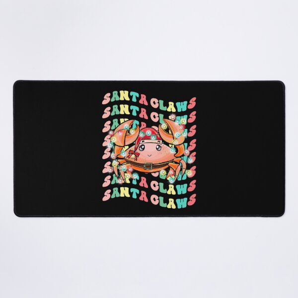 Item preview, Santa Claws Crab Retro Colorful Cute Crab With Santa's Hat designed and sold by RockBeeDesigns.