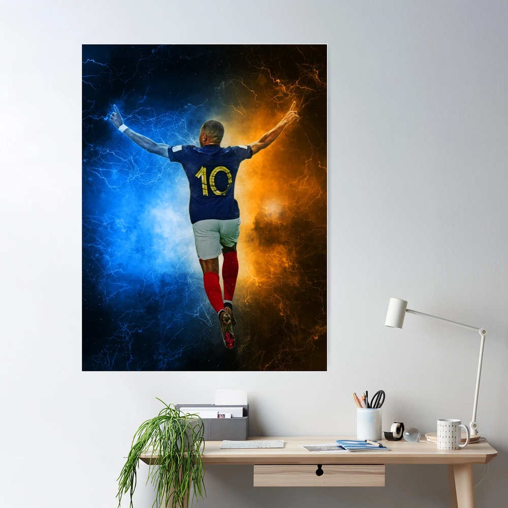 Kylian Mbappe France National Team World Cup Wall Art Home