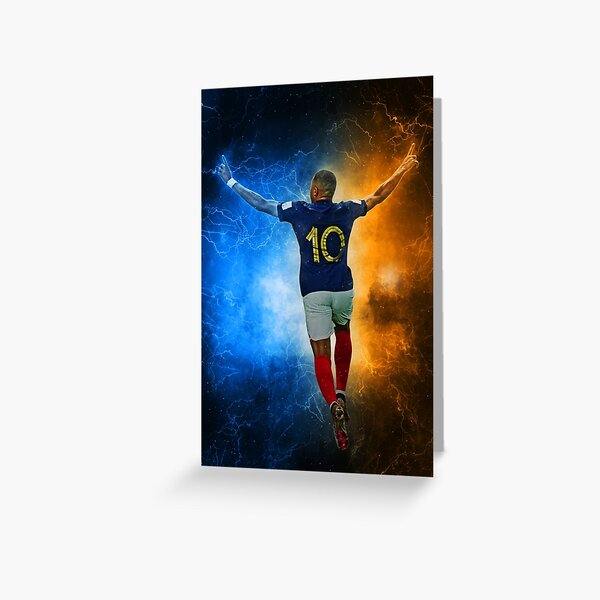 Mbappe Greeting Cards for Sale