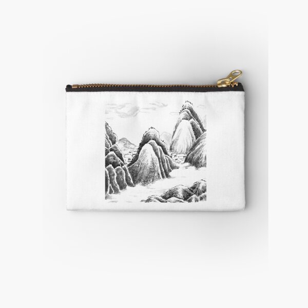Item preview, Mountain Village - Ink - no Cally designed and sold by Birgit Moldenhauer.