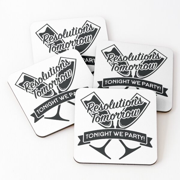 Item preview, Resolutions Tomorrow Tonight We Party New Years Eve designed and sold by MarkFiveDesign.