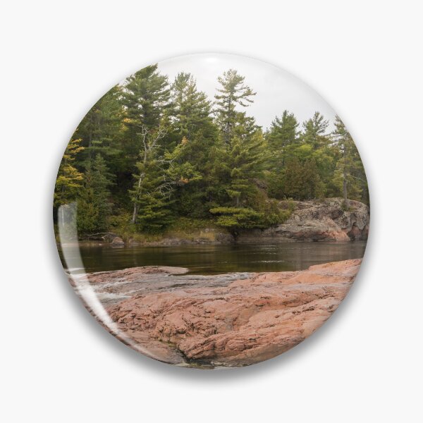 Item preview, Mississagi River Ecotherapy - Glorious Pink Granite Riverbed designed and sold by Georgia Mizuleva.