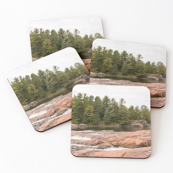 Item preview, Mississagi River Ecotherapy - Glorious Pink Granite Riverbed designed and sold by Georgia Mizuleva.
