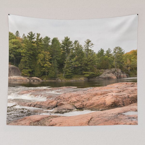 Item preview, Mississagi River Ecotherapy - Glorious Pink Granite Riverbed designed and sold by Georgia Mizuleva.