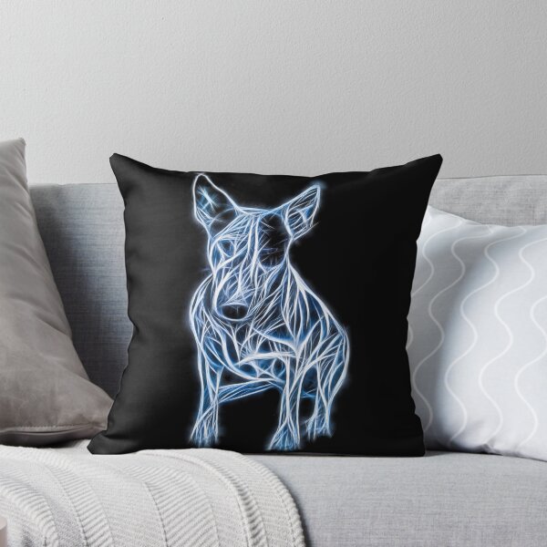 Artikelvorschau, Bullterrier-Acrylmalerei-Porträt entworfen und verkauft von SKornackiArt.